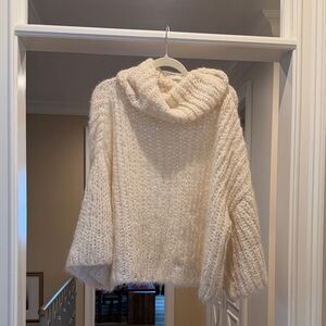 Amano by Lorena Laing Cream open weave Sweater